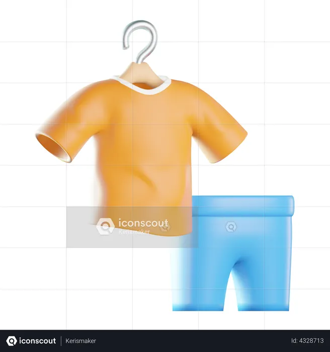 Clothes 3D Icon download in PNG, OBJ or Blend format