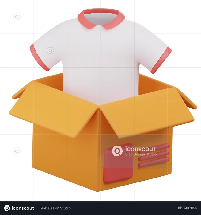 Clothes Donation  3D Icon