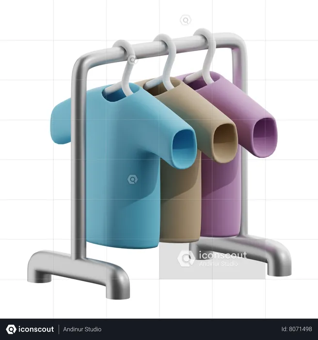 Clothes Hanger  3D Icon