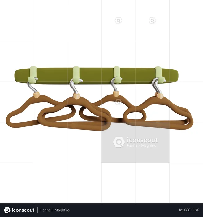 Clothes Hangers  3D Icon