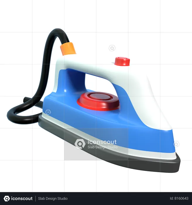 Clothes Iron  3D Icon