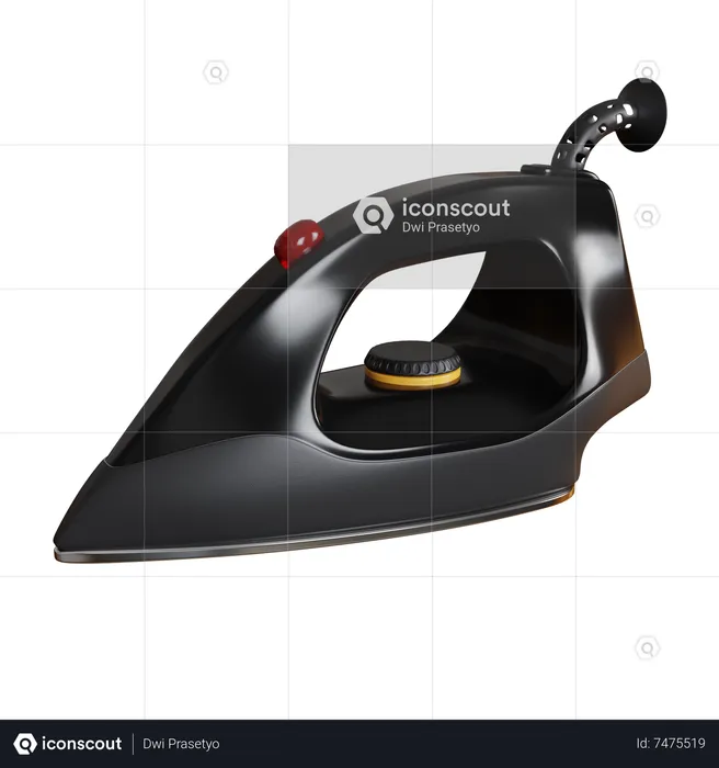 Clothes Iron  3D Icon