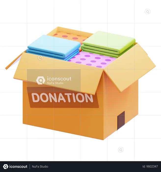 Clothing Donations  3D Icon