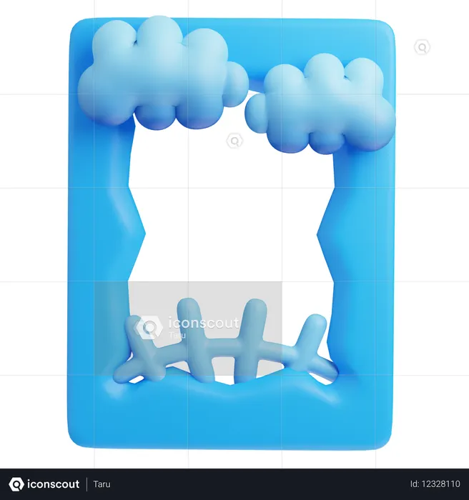 雲  3D Icon