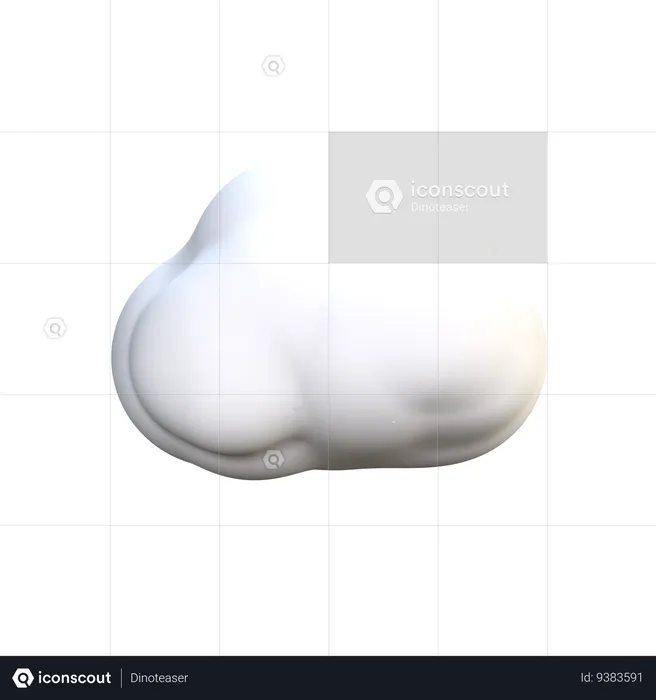 Cloud  3D Icon