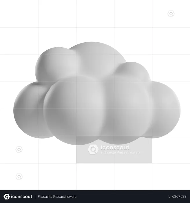 Cloud  3D Icon