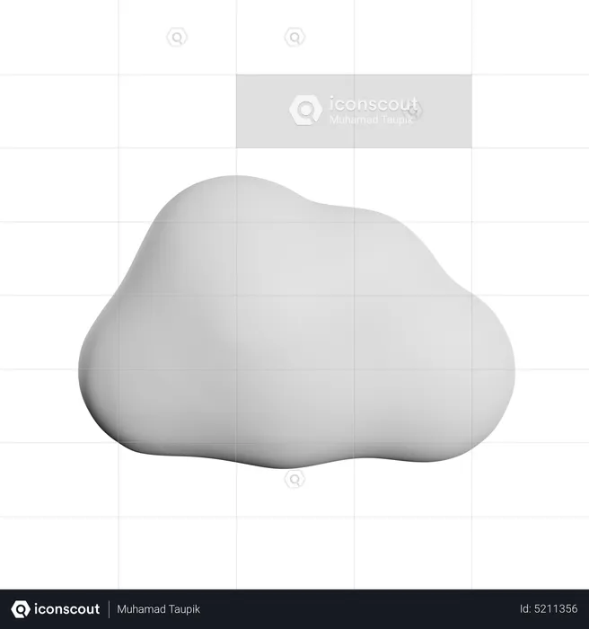 Cloud  3D Icon