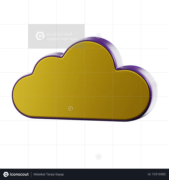 Cloud  3D Icon