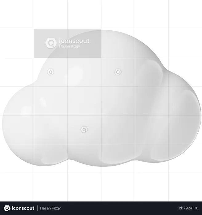 Cloud  3D Icon