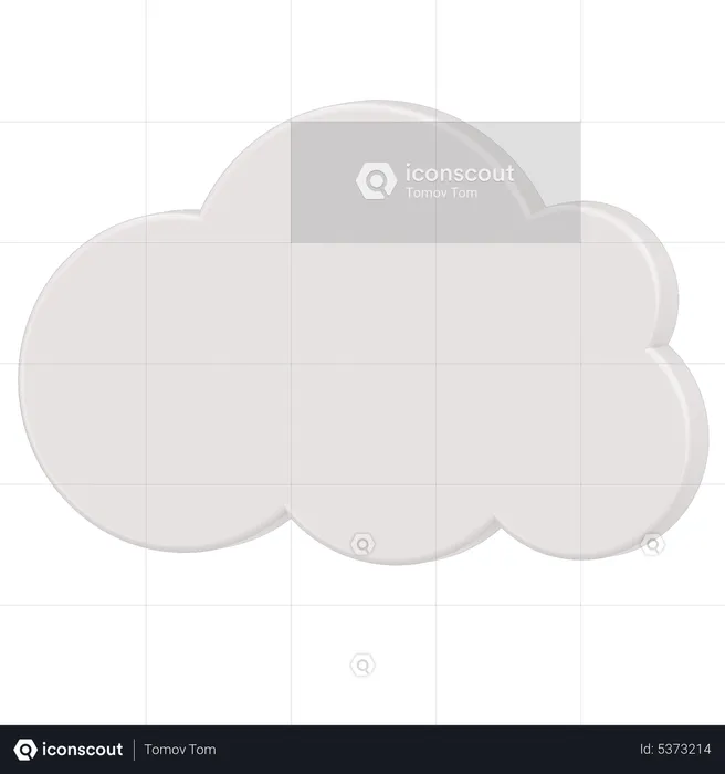 Cloud  3D Icon