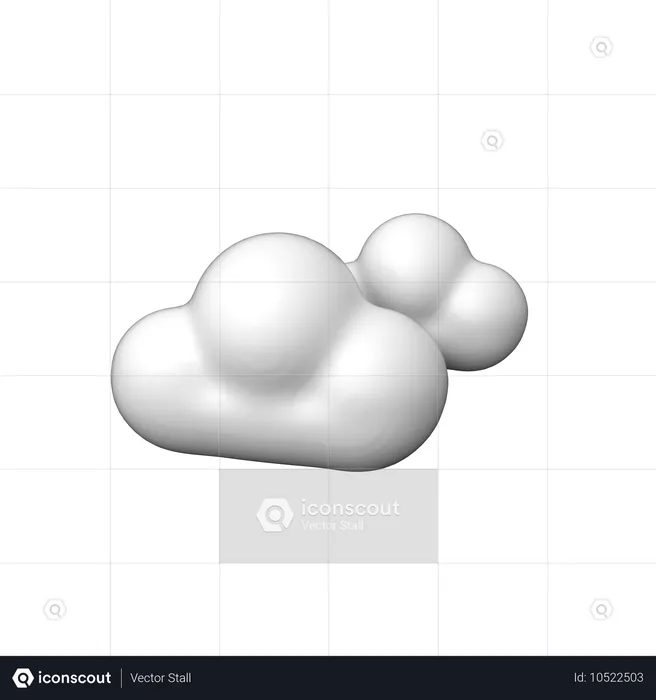 Cloud  3D Icon