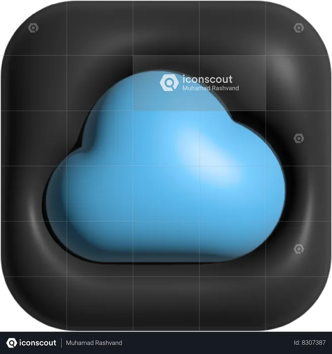 Cloud  3D Icon