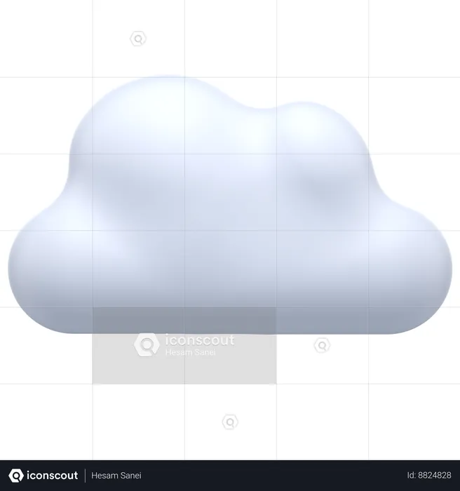 Cloud  3D Icon