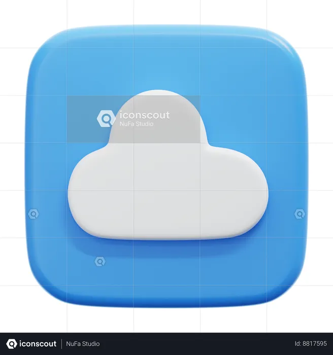 Cloud  3D Icon