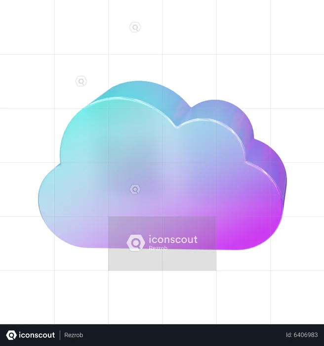 Cloud  3D Icon