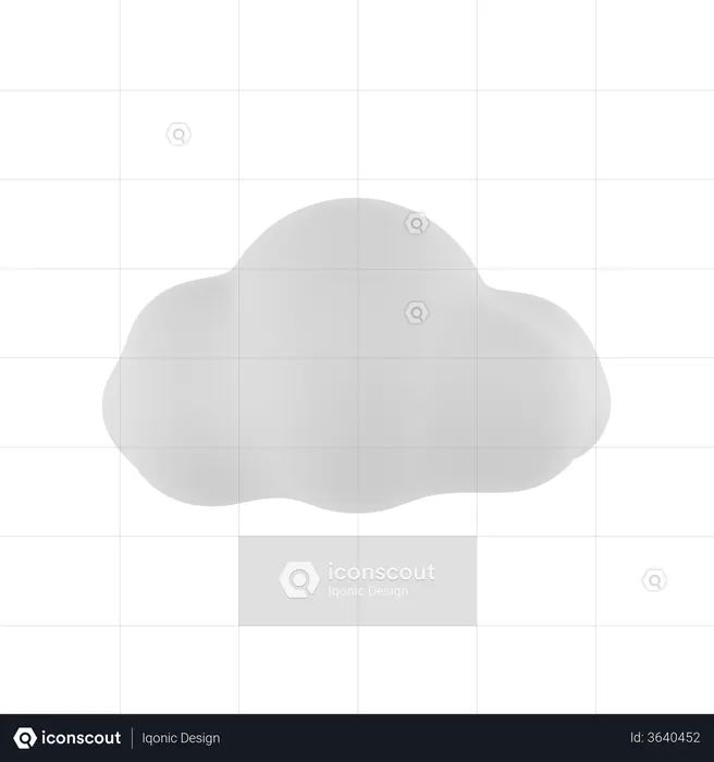 Cloud  3D Icon