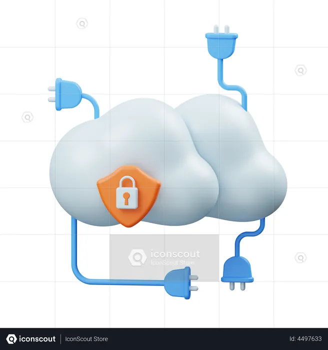 Cloud Access  3D Icon