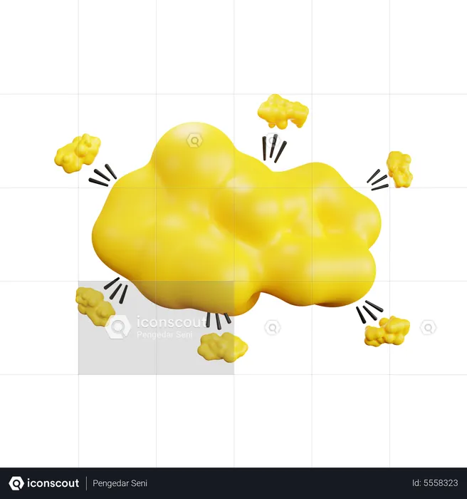 Cloud Bubble  3D Icon
