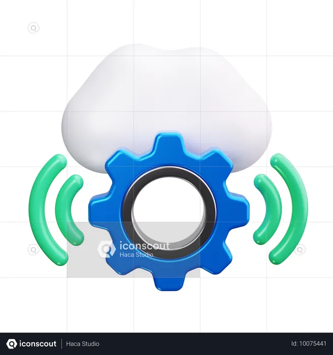 Cloud Computing  3D Icon