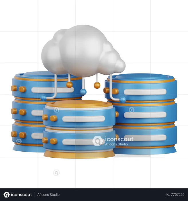 Cloud Computing  3D Icon