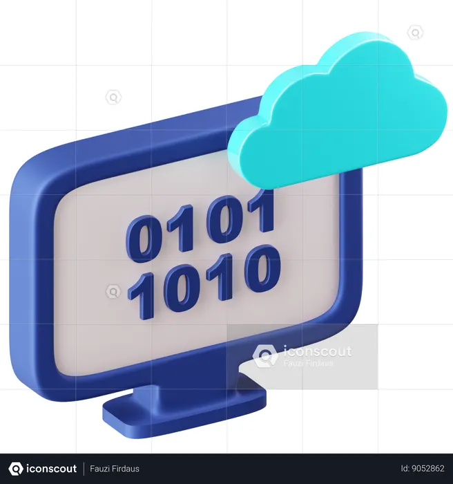 Cloud Computing  3D Icon
