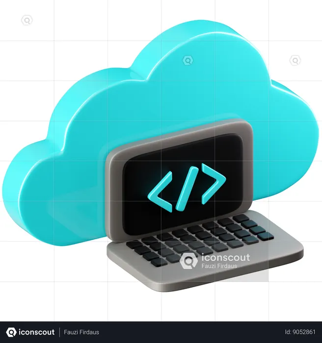 Cloud Computing  3D Icon