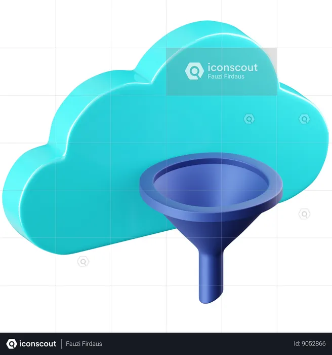 Cloud Computing  3D Icon