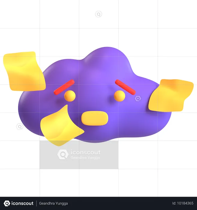 Cloud-Datei  3D Icon