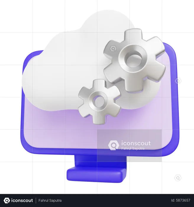 Cloud Engineering  3D Icon