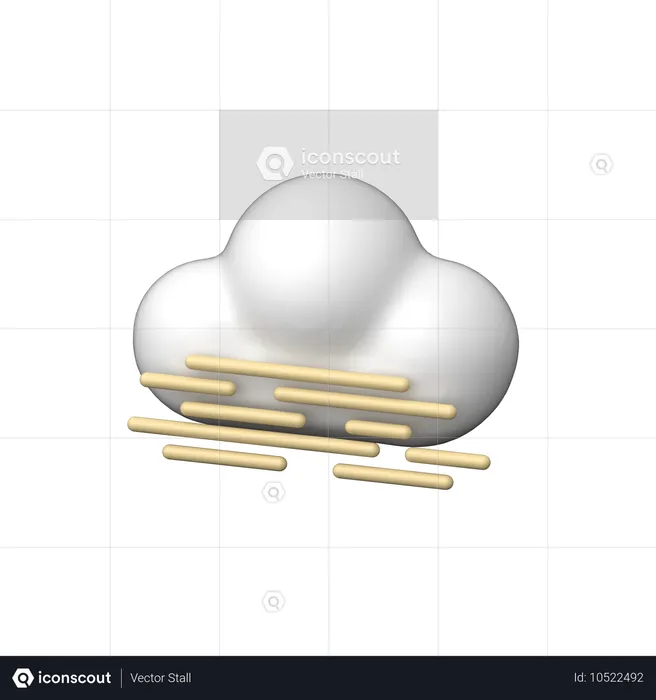 雲のもや  3D Icon