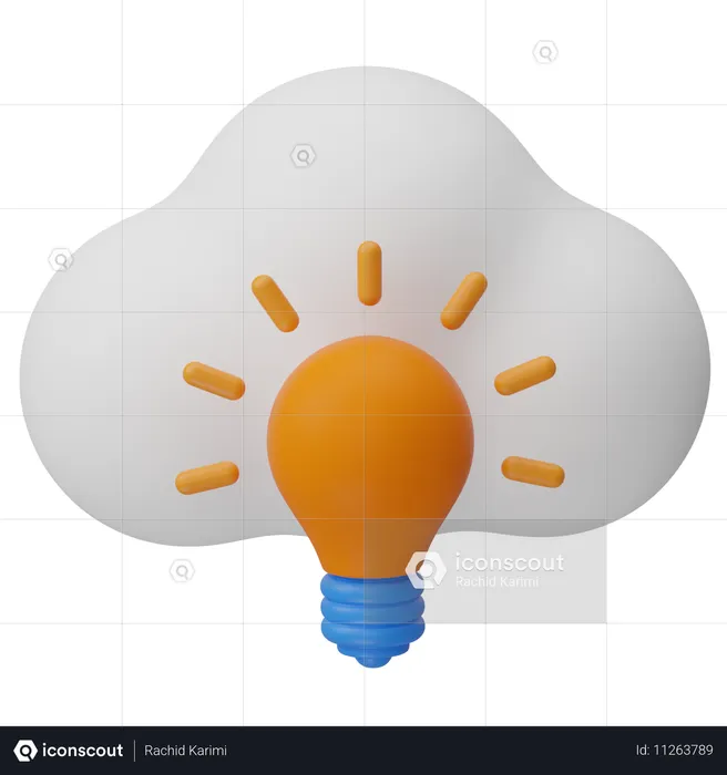 Cloud-Idee  3D Icon