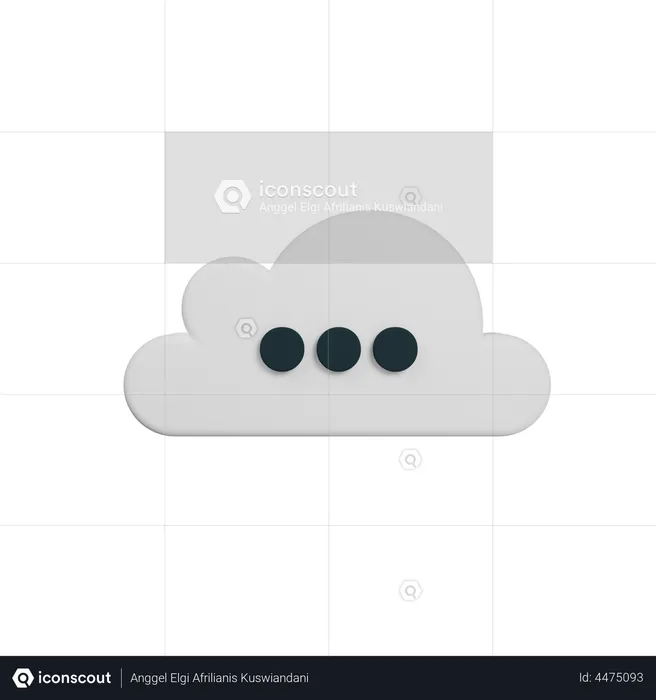 Cloud wird geladen  3D Illustration