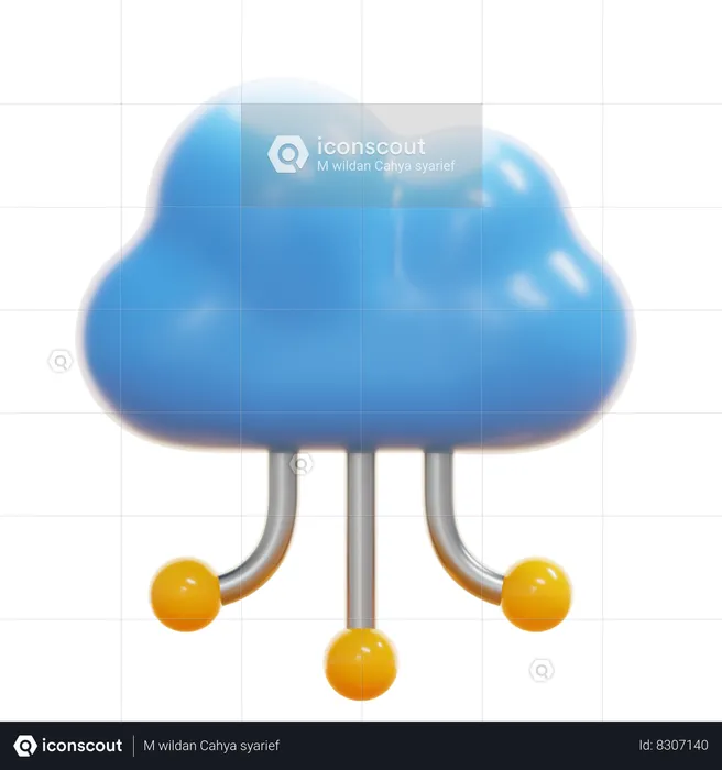 CLOUD NETWORK  3D Icon