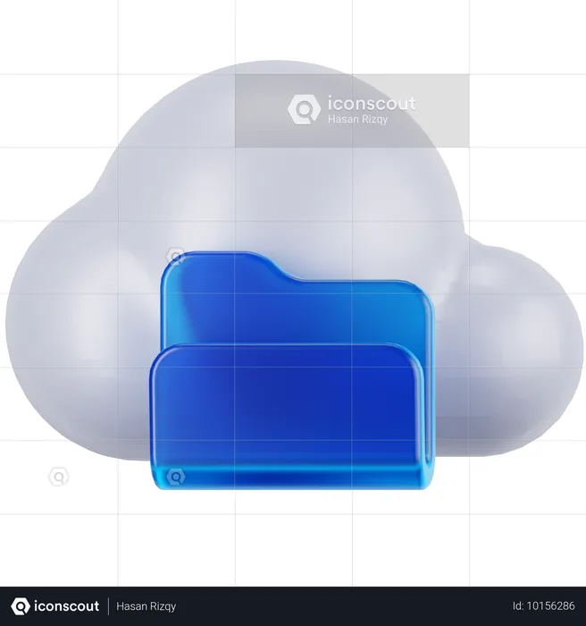 Cloud-Ordner  3D Icon