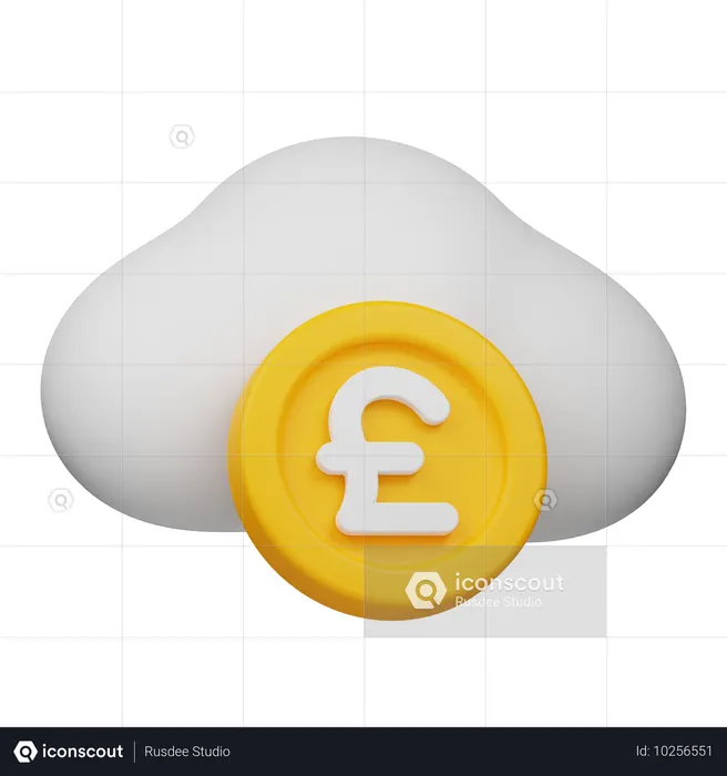 클라우드 파운드  3D Icon