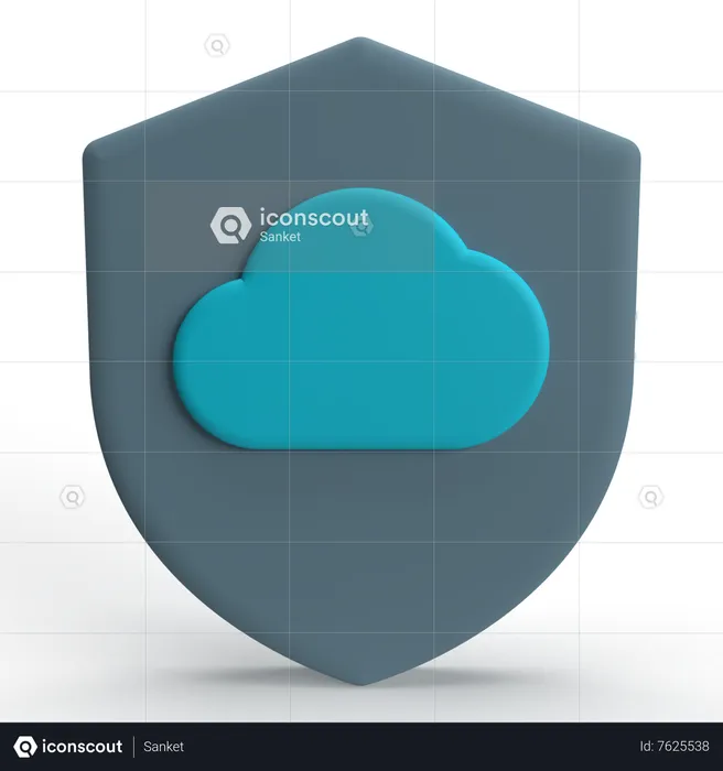 Cloud-Schutz  3D Icon