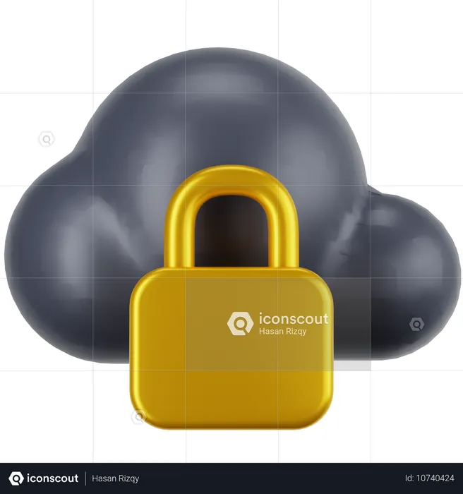 Cloud-sicher  3D Icon