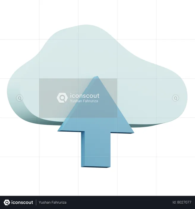 Cloud Storage  3D Icon