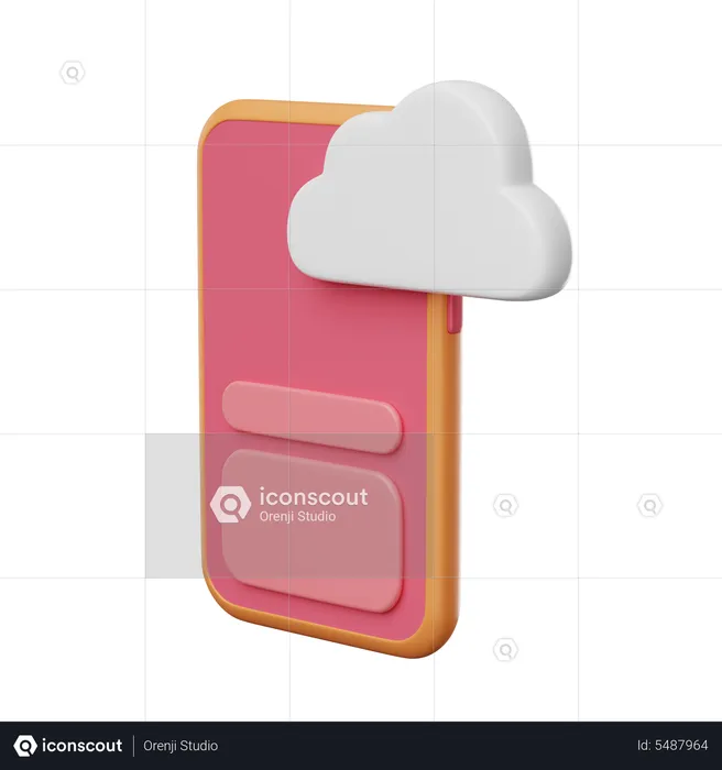 Cloud Ui  3D Icon
