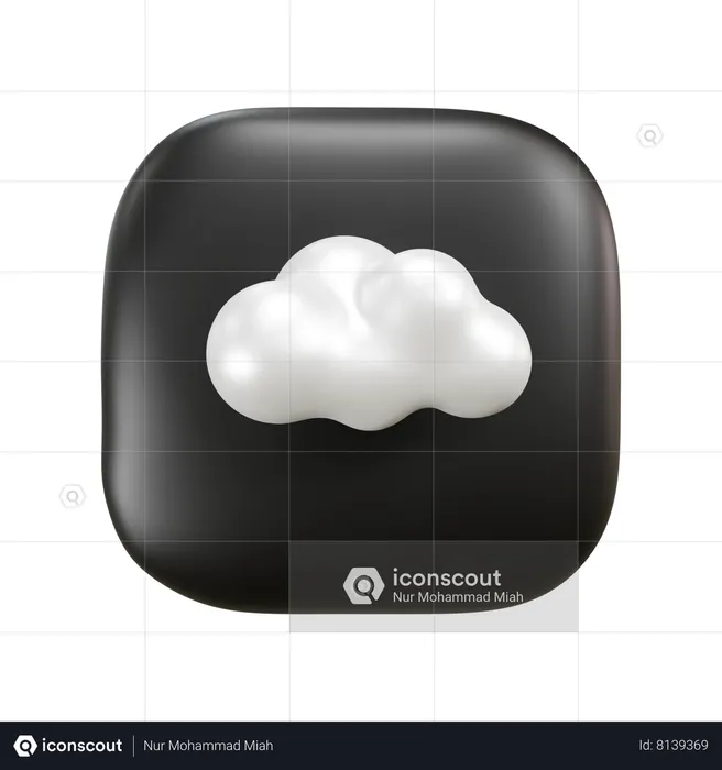 Cloud Weather  3D Icon