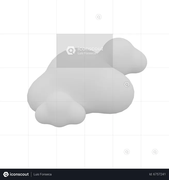 Cloud Weather  3D Icon
