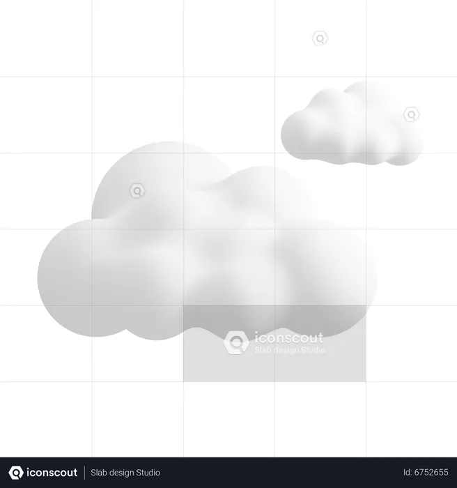 Clouds  3D Icon