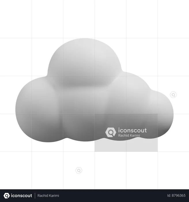 Clouds  3D Icon