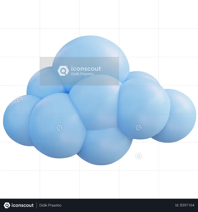 Clouds  3D Icon