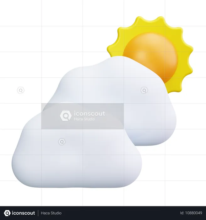 Clouds  3D Icon