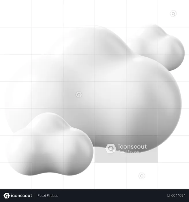 Clouds  3D Icon