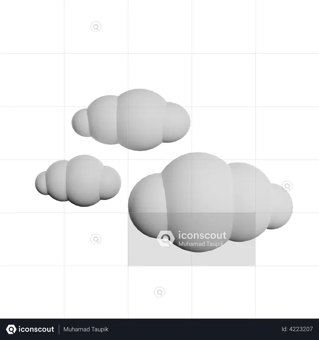 Clouds  3D Illustration