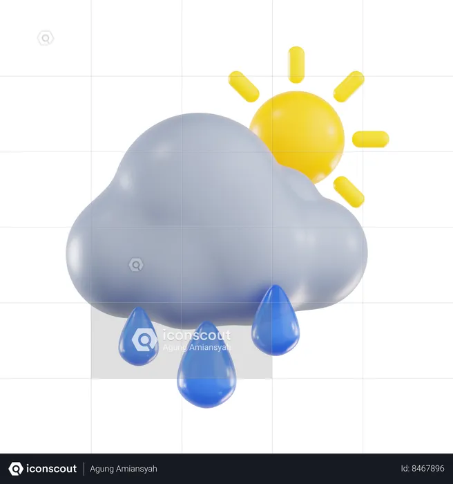 Cloudy Day  3D Icon