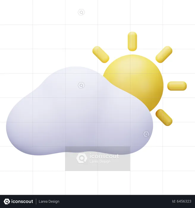 Cloudy Day  3D Icon