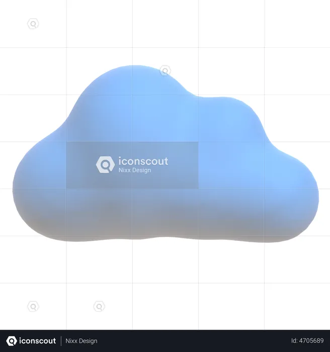 Cloudy Sky  3D Illustration